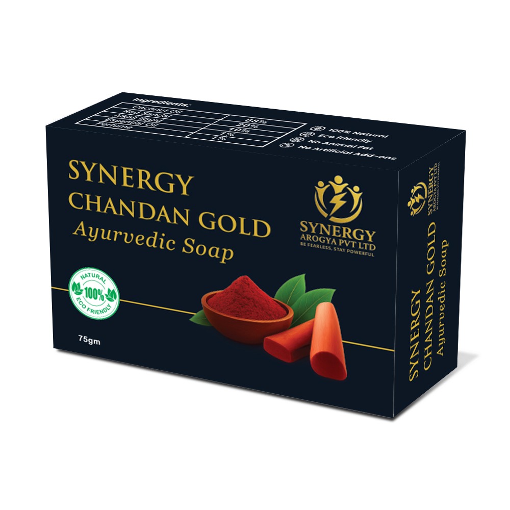 Synergy Chandan Gold Ayurvedic Soap